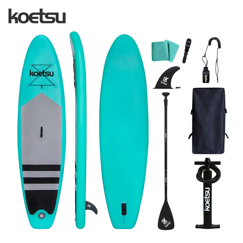 KOETSU-tabla de surf inflable, tabla de Sup verde, Stand Up, Paddle Buckle, Kayak, Biggine, azul, Sub