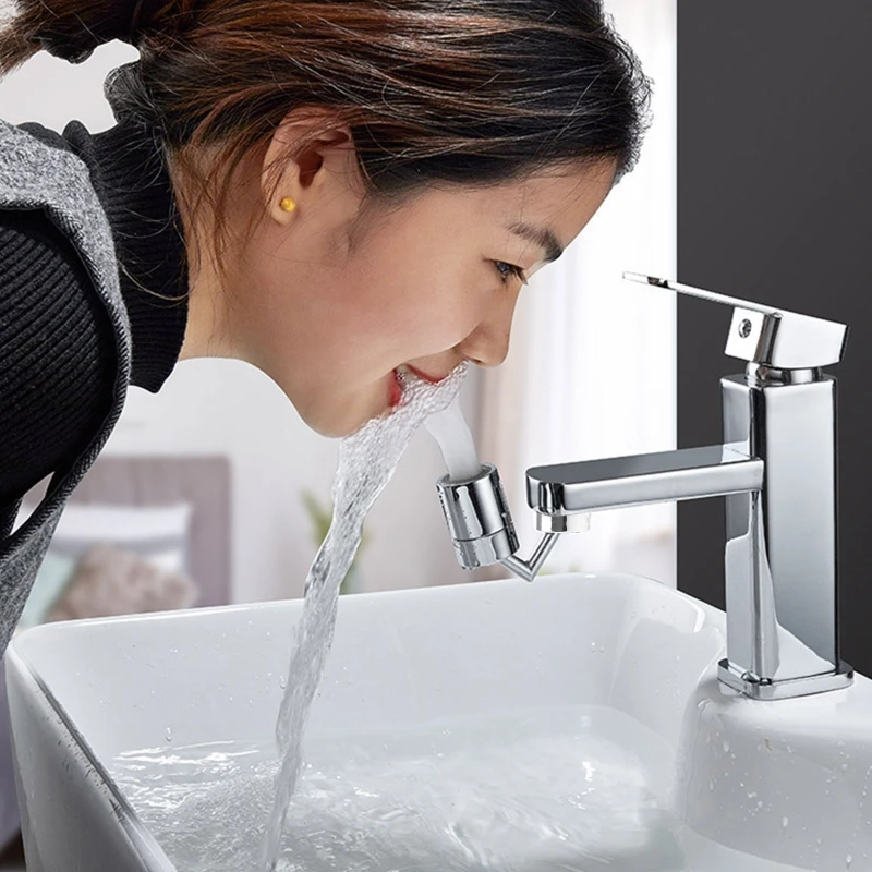 

Universal Faucet Spray Head 360 Degree Rotating Tap Filter Water Bubbler Faucet Aerator Kitchen Bathroom Faucet Nozzle B03E