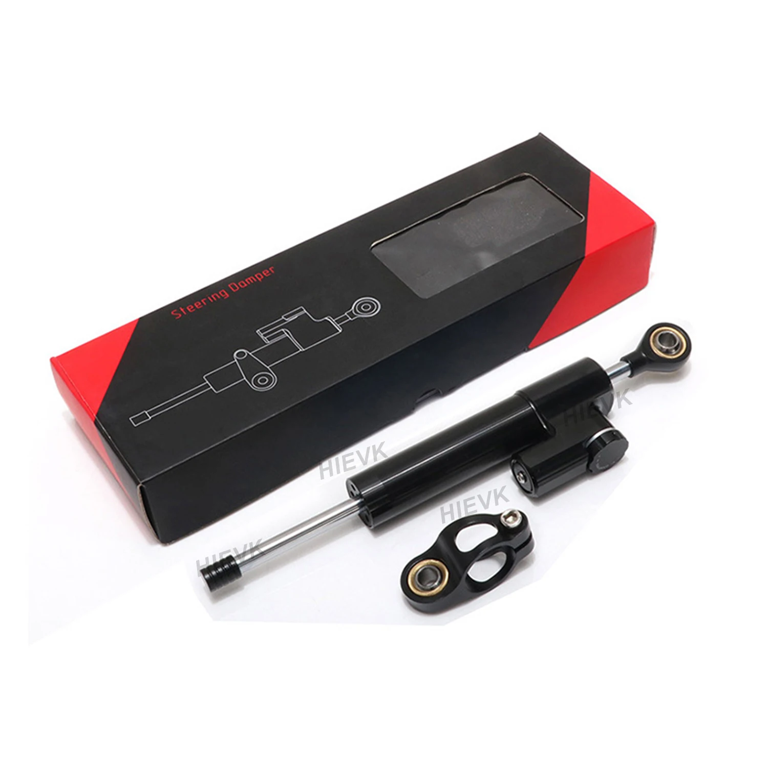 

Универсальный стабилизатор рулевого демпфера 255 мм для мотоцикла YAMAHA HONDA KAWASAKI SUZUKI DUCATI BMW Электрический скутер