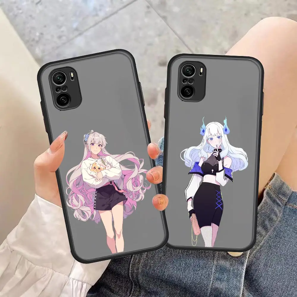 

Fashion Chaopai Lovely Cute Sexy Girl Matte Case For Redmi K40 K30 K20 10 10C 10X 9T 9C 9A 9 8A 8 7A 7 6 6A 5 5A 4X 4A Pro Cover