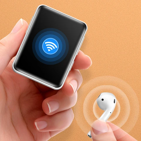 Музыкальный плеер D2 с сенсорным экраном и FM-радио Bluetooth 5.0 Портативный MP3-плеер 1,77-дюймовый IPS со светодиодной подсветкой Широкоэкранный micro USB