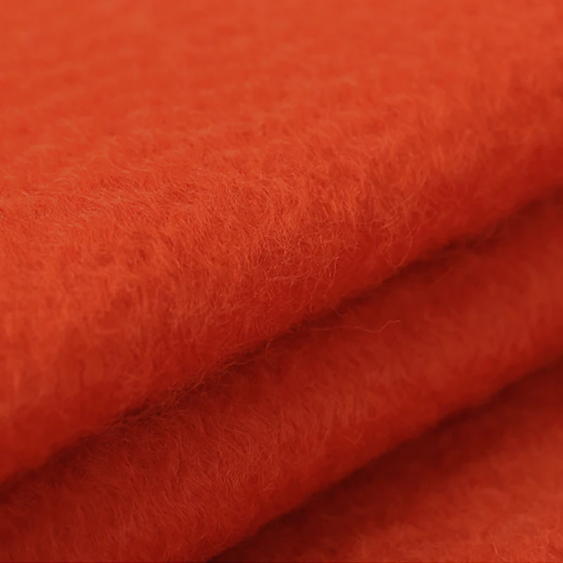 Высококачественная Толстая плюшевая мохеровая ткань осенне-зимнее шерстяное