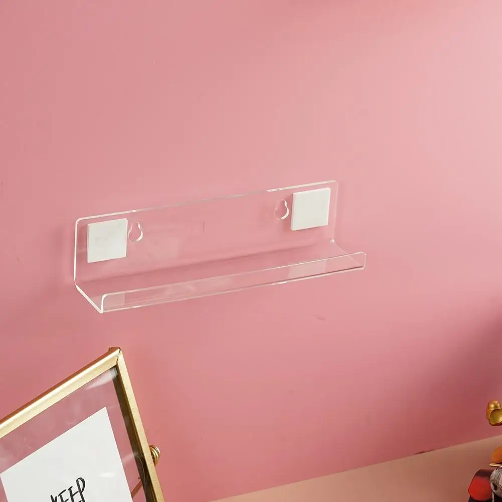 

Acrylic Record Shelf Stand Phonograph Record Wall Rack Non Perforated Acrylic Wall Mounted CD Display Rack LP Storage Rack
