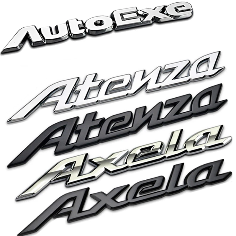 

Atenza Sticker for Mazda 4 3 5 6 CX-5 CX3 Atenza Axela MX-5 RX8 RX7 323 626 Speed Chrome Accessories Exterior Decal Badge Car