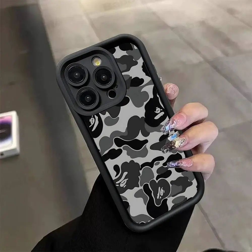 Фото Модный яркий чехол BAPE из ТПУ для iPhone 17, 16, 15, 14, 13, 12, 11 Pro Max Plus №5