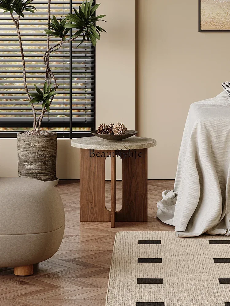 Wabi песок ветер ретро Дерево гостиная диван пещера каменная кромка несколько