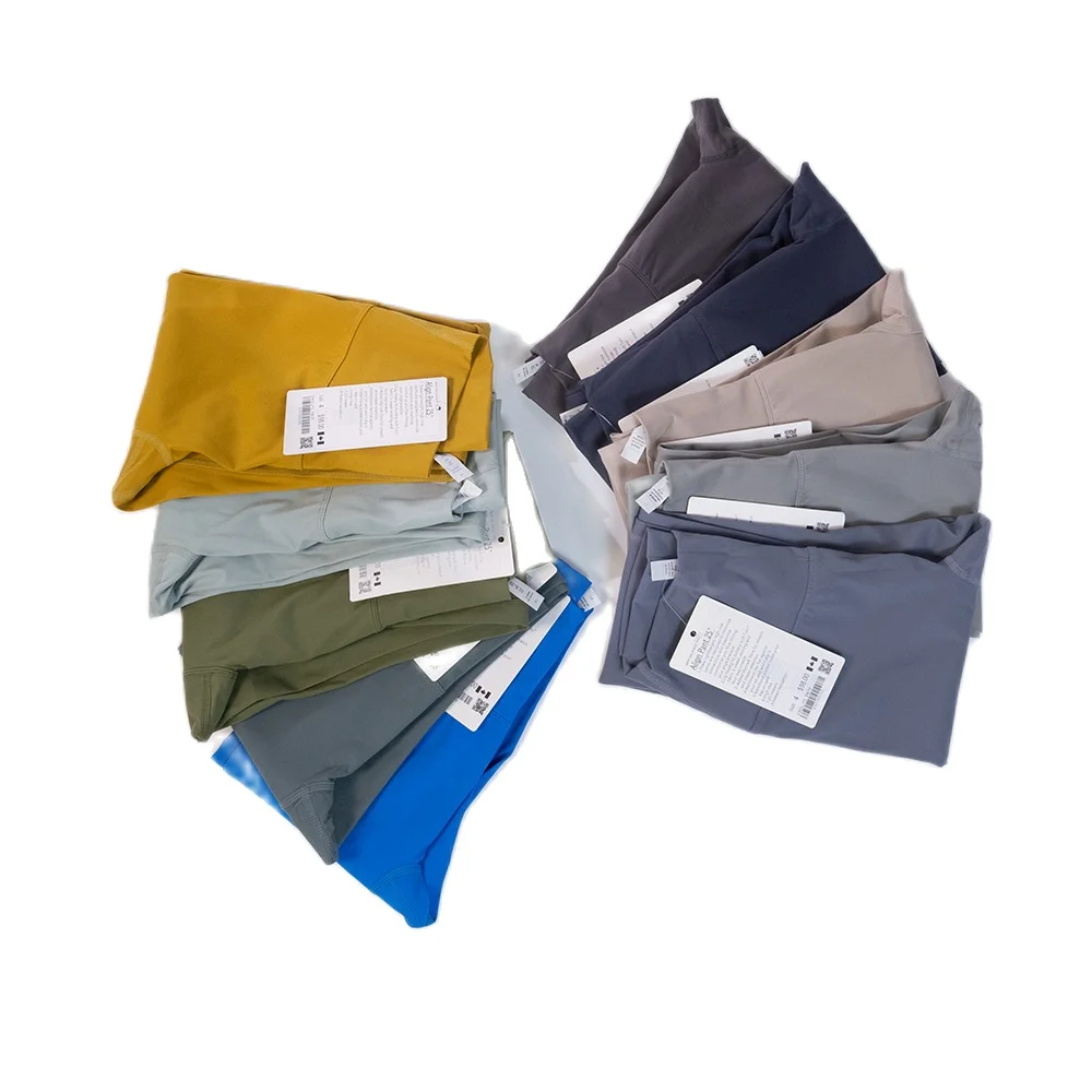 Luluwomen Yoga Leggings Sexy Sport Leggings Elastic Fitness High Waist Leggings Soft Yoga Pants Jogging Leggings Custom Logo