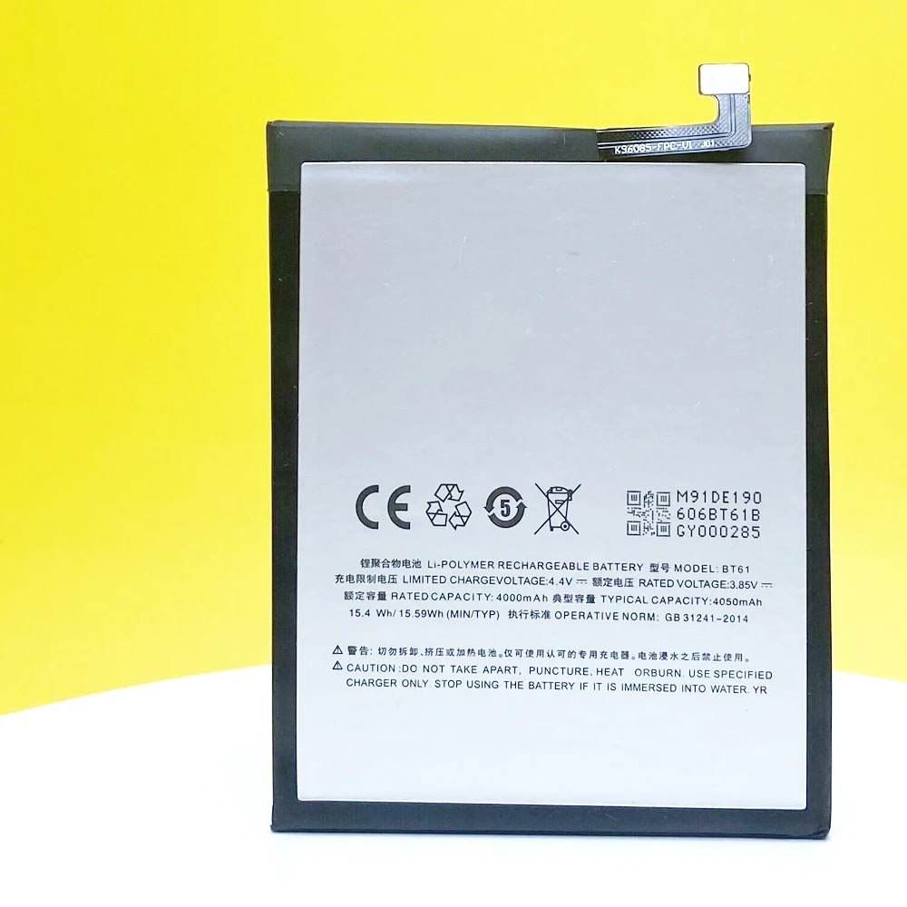 new original bt61 battery for meizu m3 notenote3l681hm681h mobile phone gift tools free global shipping