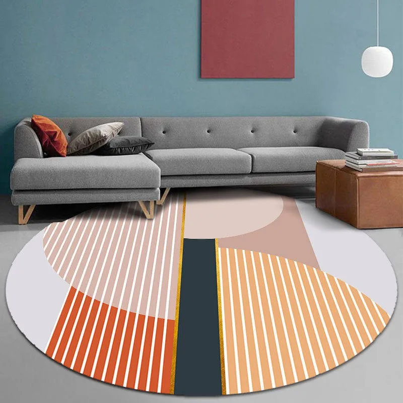 

Round Carpet Karpet Velvet Hanging Basket Computer Chair Floor Mat Home Bedroom Bedside Non Slip Tatami Rug and Carpet