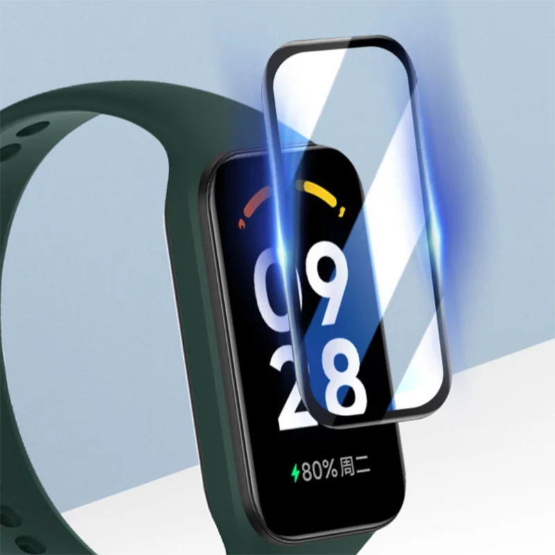 Фото 3D Защитная пленка с закругленными краями для Honor Band 9 Smartband, защитная пленка для экрана Band9 аксессуары для смарт-браслета №2