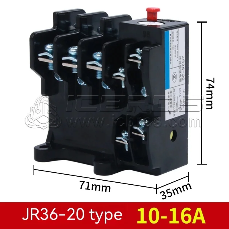 

Терморелейный защитный двигатель JR36-20 380В
