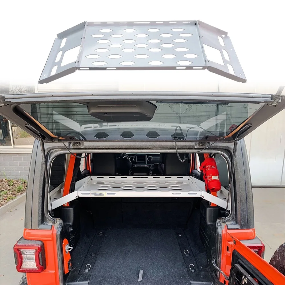 SXMA JL1070 Настольные полки для хранения задней двери багажник держатель багажа