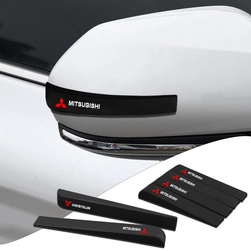 

6Pcs Car Bumper Protector Corner Guard Anti-Scratch Strips Sticker For Mitsubishi Lancer 9 l200 ASX Outlander XL Pajero ralliart