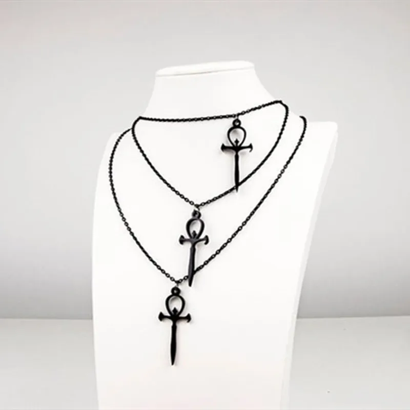 

New Vampire Emblem Pendant Necklace, Mysterious Gothic Gothic Dracula Order Vampire Symbol