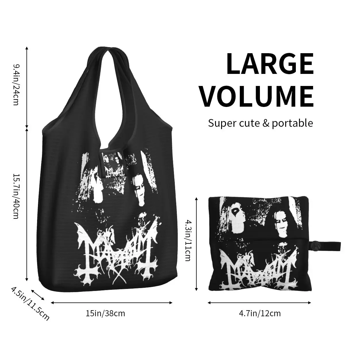 Скандинавская сумка для покупок Mayhem складные продуктовые эко-сумки большая