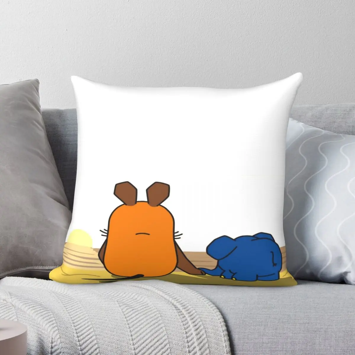 

Чехол для ЛГБТ-подушки The Mouse Die senналог из полиэстера и льна, бархатный декоративный чехол-наволочка для детской подушки 18 дюймов