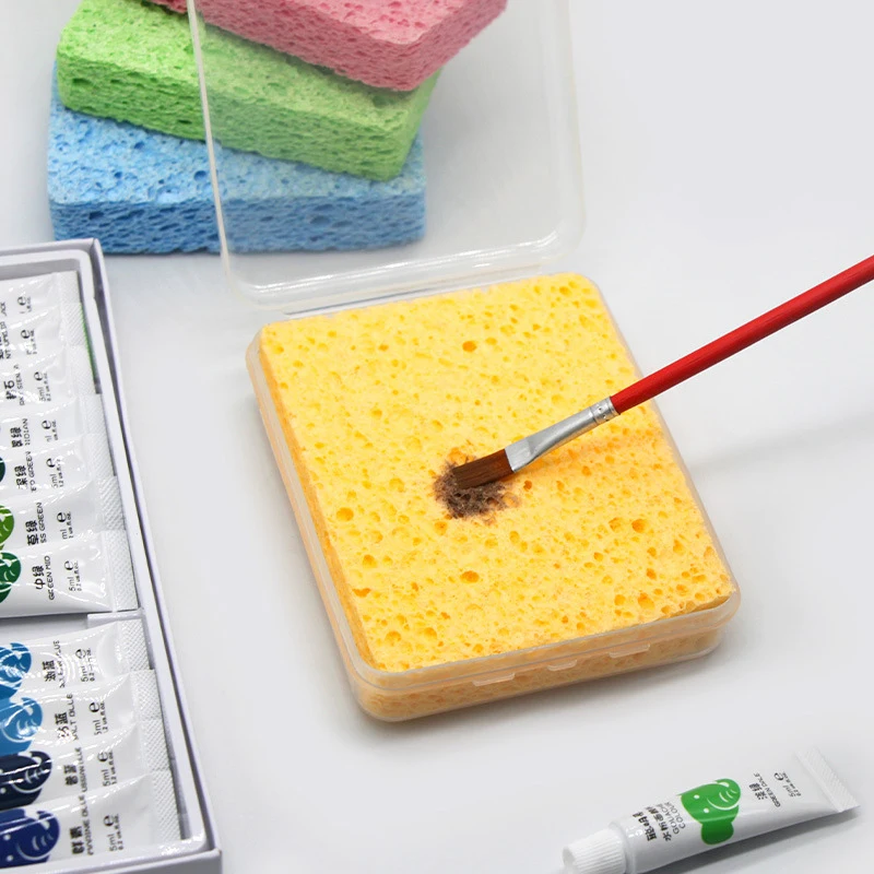 

Watercolor Painting Sponge Moisturizing Special Water Chalk Sponge Strong Water Absorption Cleaning Tool Art Supplies