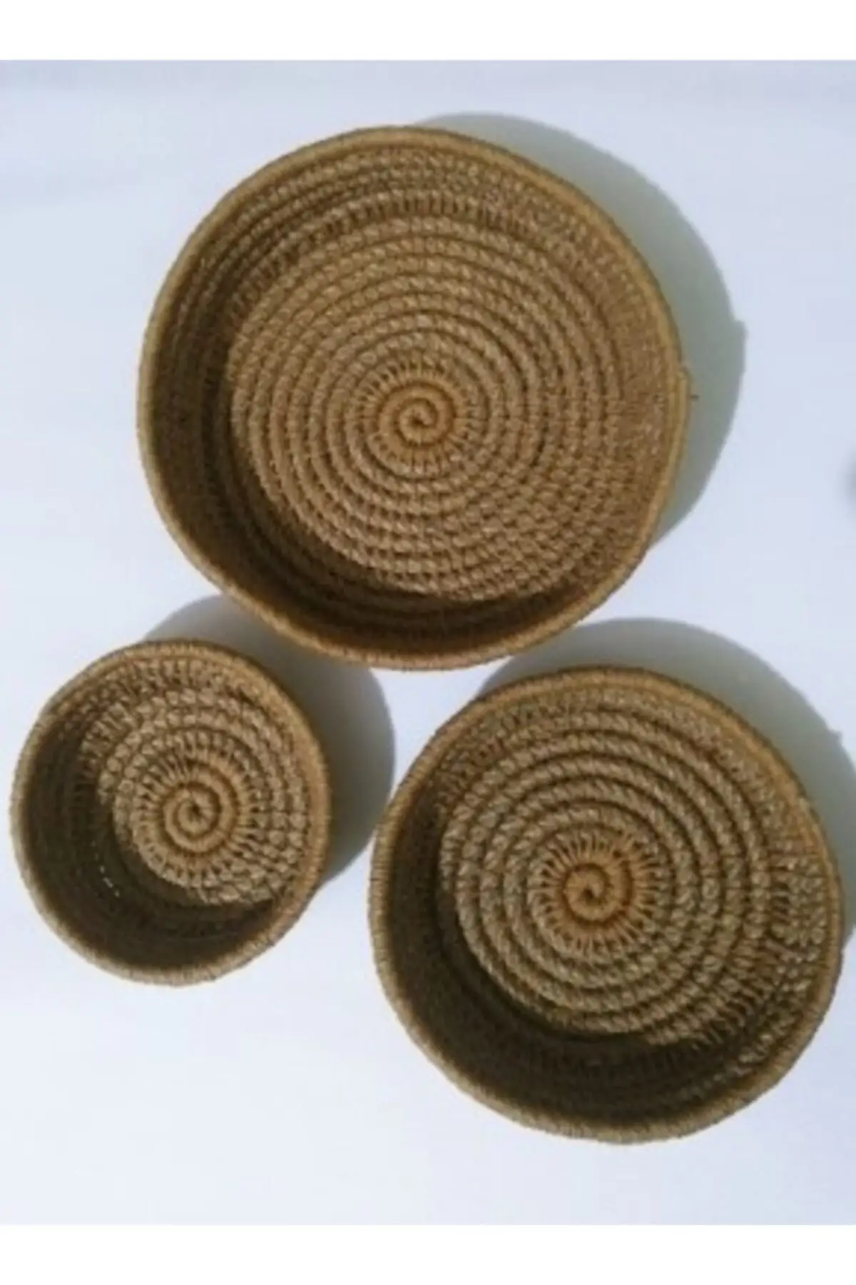 

Тройной Плетеный Настенный декор и декоративная корзина-Органайзер