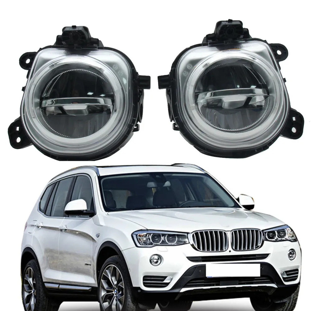 

2pc Car Front Led Fog Lights For BMW X3 X4 X5 X6 F25 F26 F15 F16 2015 2016 63177317252 63177317251