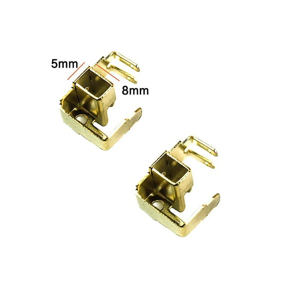 

Newest Top-quality Durable Brush Carbon Spring Holder 6Pcs Angle W/Spring Brush Carbon For Bosch GWS6-100 Grinder
