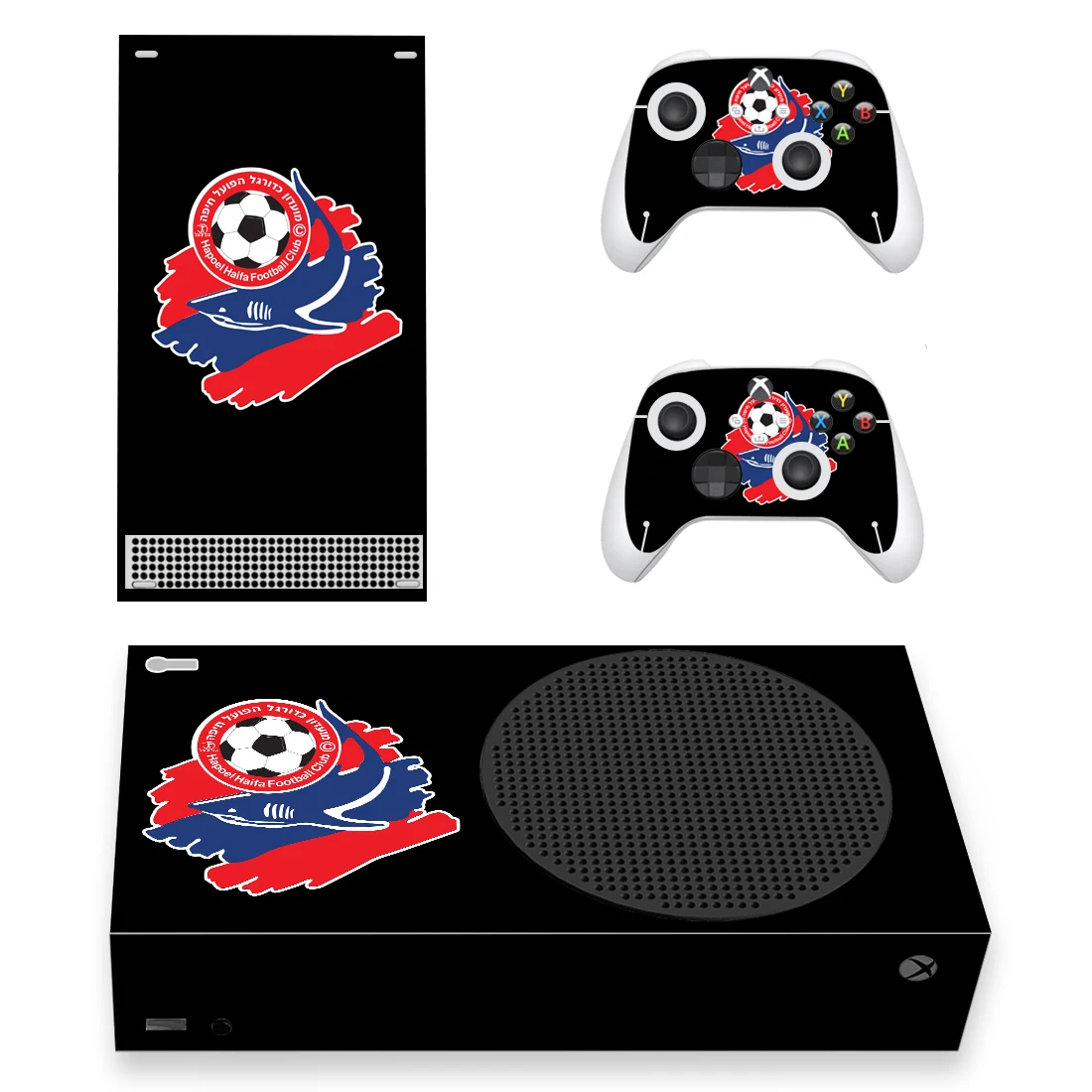 

Наклейка Hapoel Haifa Обложка для консоли Xbox серии S и 2 контроллера Xbox серии Slim XSS виниловая наклейка