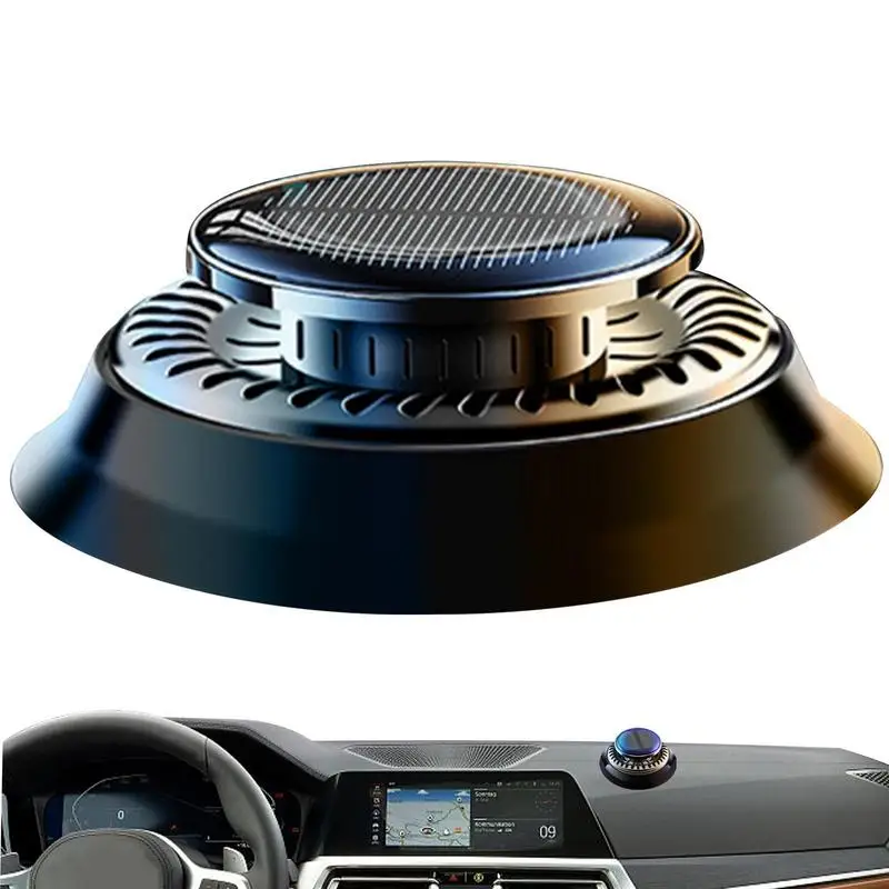 

Car Air Freshener Long-lasting Car Essential Oil Diffusers Solar Rotating Vehicle Aromatherapy Interior Auto Accessories