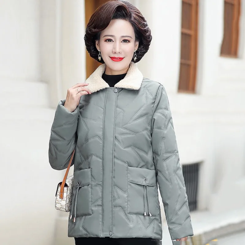 2022 новая короткая утепленная одежда с хлопковой подкладкой для женщин среднего и