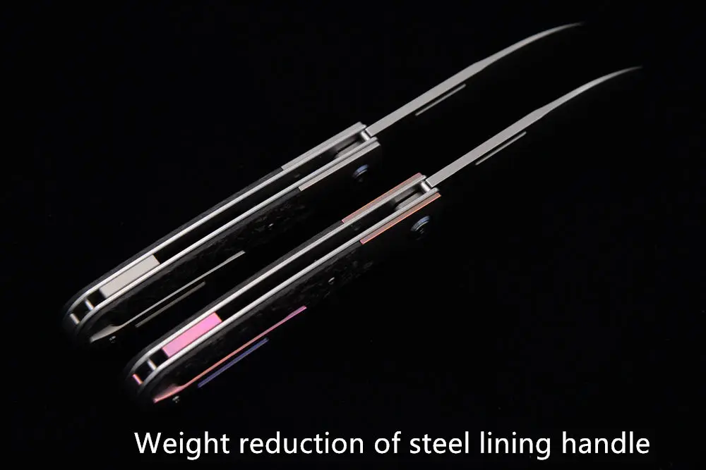 Складной нож с керамическим шарикоподшипником титановым Карбоновым волокном ST995