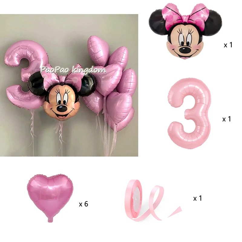 

Набор фольгированных шаров MINISO Микки и Минни