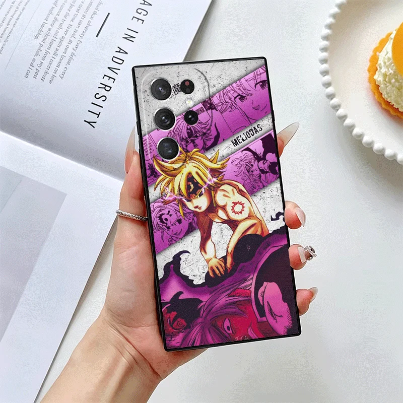 Чехол для телефона Seven D-Deadlys Sins Meliodas для Samsung Galaxy S22 S23 Plus S24 FE S25 Edge S26 Ultra S20 S21 + Black Soft Sh (art.: 3920dc14ea3ce) - 3920dc14ea3ce