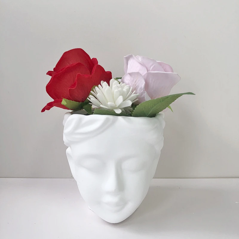 

Venus Figure Silicone Mold Plaster Flower Pot Resin Craft DIY Making Mould Goddess Statue Mold Silicone