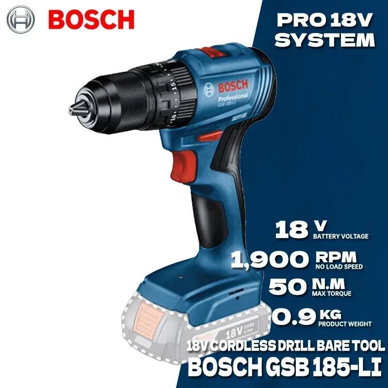 

Аккумуляторный шуруповерт Bosch GSB 185-LI