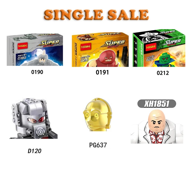 

Decool0212 Decool0190 Decool0191 XH1851 PG637 D120 Building Blocks