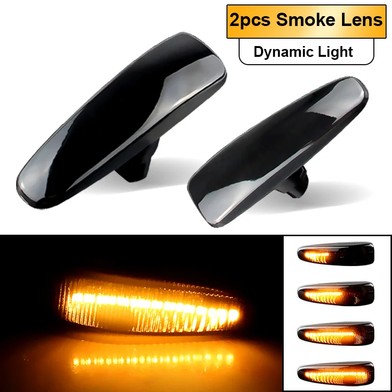 

2 шт. динамический поворотник для Mitsubishi Lancer Evolution Evo X Outlander Sport RVR ASX Mirage светодиодный указатель поворота боковые габаритные огни