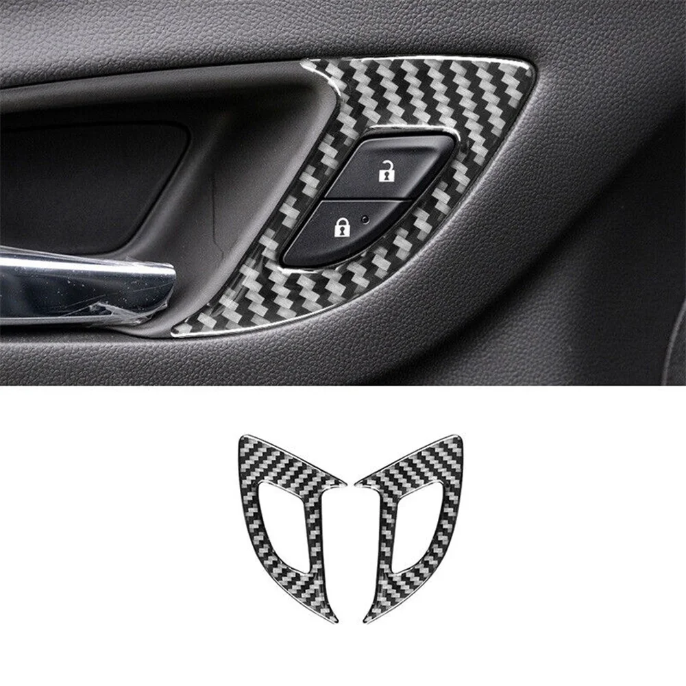 

Car Door Switch Panel Cover Trim Sticker Carbon Fiber for Chevrolet Equinox 2017 2018 2019 2020 2021 2022 Accessories