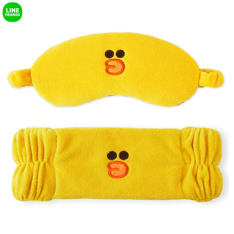 

Повязка на голову Line Friend, плюшевая, с маской, для ежедневной носки