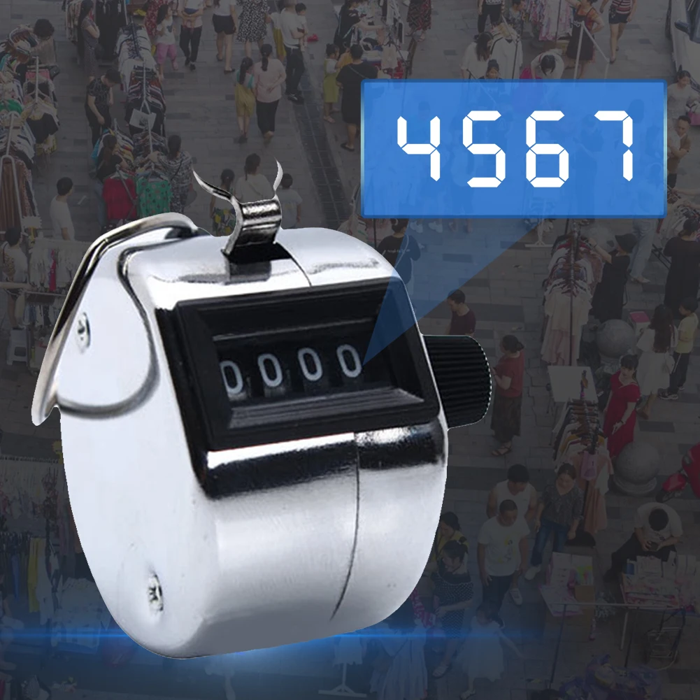 4-значный номер счетчик-кликер ручные механические счетчики кликеры для подсчета