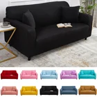Эластичный чехол для дивана, накидка на угловой диван серого и черного цветов, для гостиной, 2 или 3 места, защита мебели L-образной формы для дома