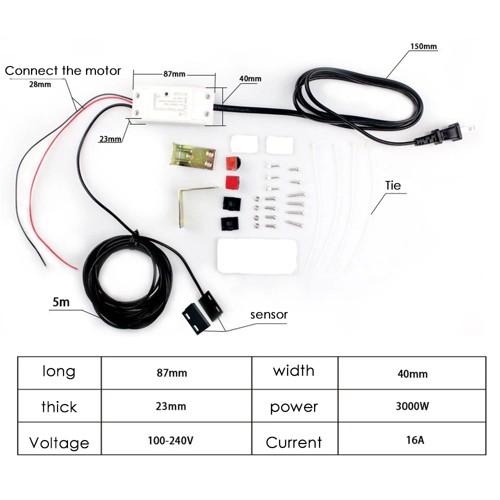 Интеллектуальный контроллер гаражных ворот Wi-Fi устройство открывания