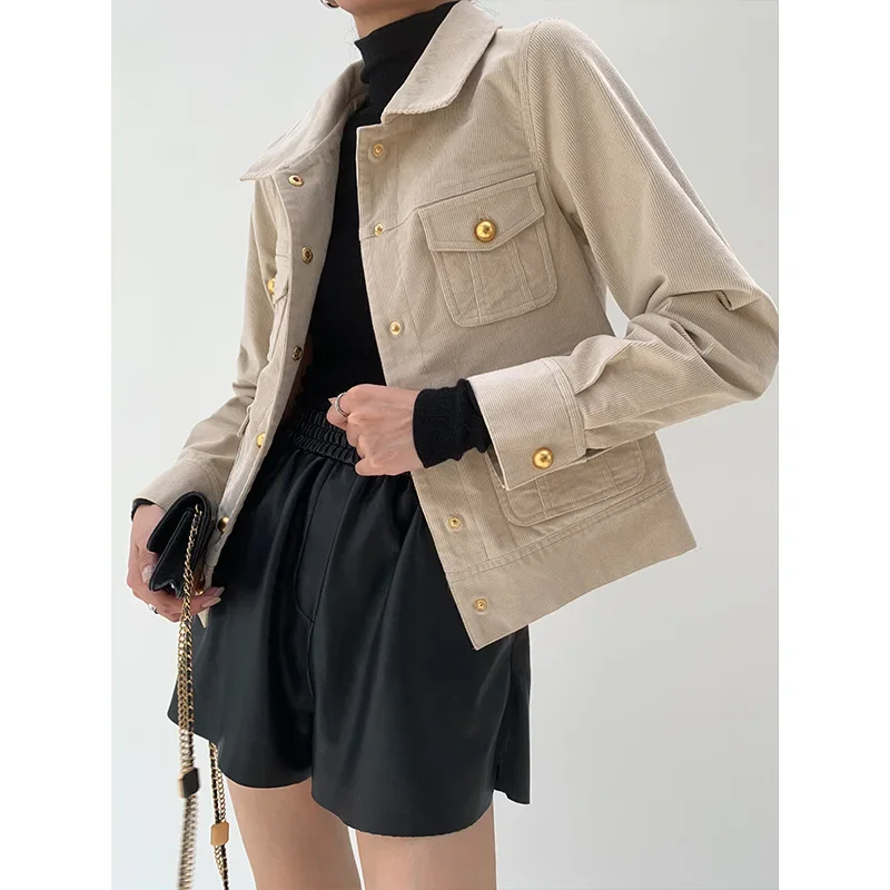 Элегантная осенняя новая женская куртка 2024 верхний дизайн чувственный