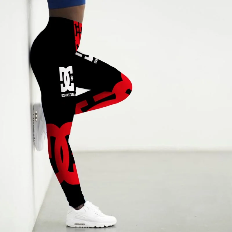 Sport Leggings Women High Waist 3D Cool Yoga Pants Workout Legins Ladies Gym Clothing Leggins Woman Running Training Tights Sexy