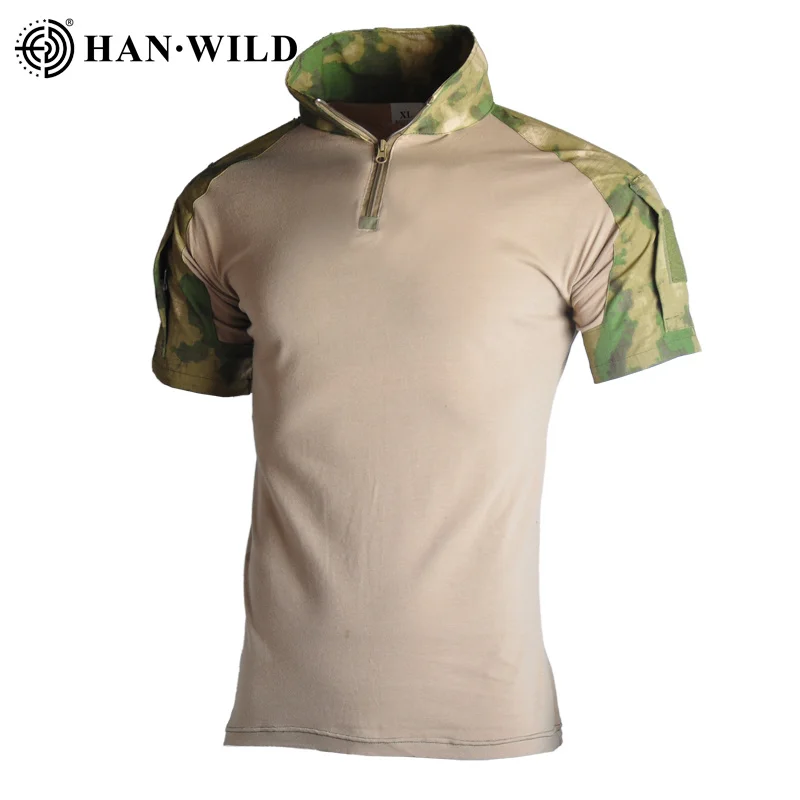 Военная тактическая рубашка, одежда для охоты, мужская летняя камуфляжнаярубашка для тренировок