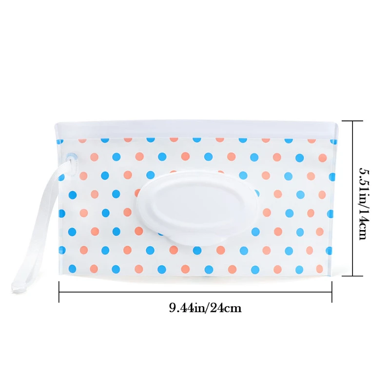EVA Baby Wet Wipe Pouch Cute Snap-Strap Refillable Wet Wipes Bag Flip Cover Tissue Box Outdoor Useful Baby Stroller Accessory images - 6
