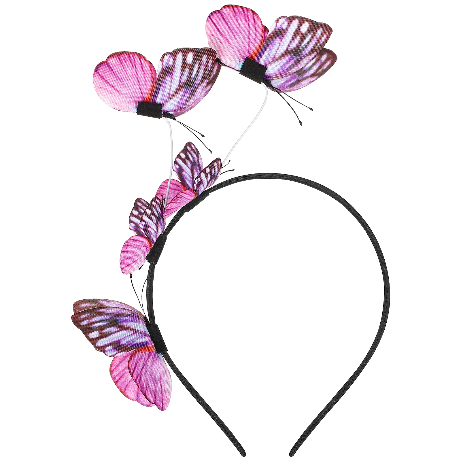 

Butterfly Hairband Headband Women Ladies Headbands Cosplay 3d Camo Crown Girls Fascinator