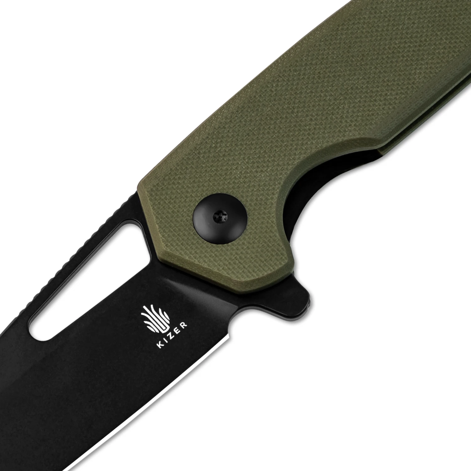 Карманный складной нож Kizer шлем V3557M2 нитров с рукояткой G10 для кемпинга в джунглях