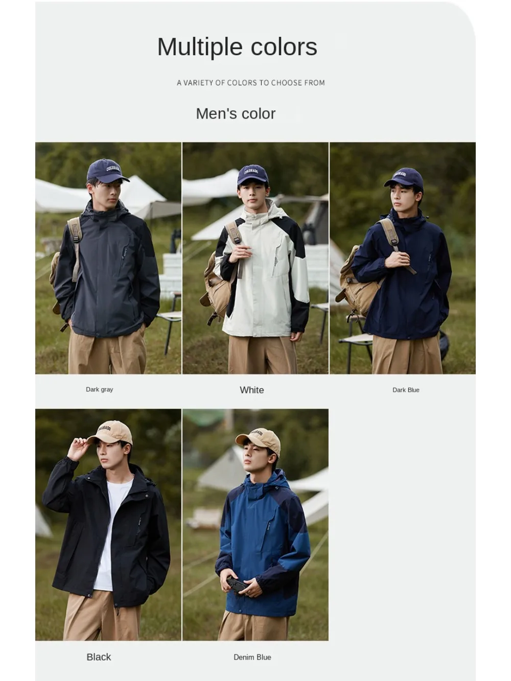 

Outdoor Hardshell Men's and Women's Autumn and Winter Removable Windproof Waterproof Thick Warm Couple Mountaineering Clothing