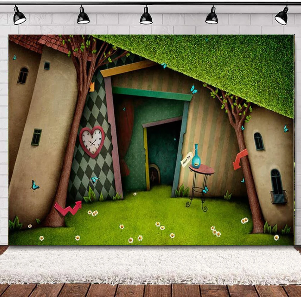 

Photography Backdrop Fantasy World Legend Wonderland Background For Baby Portrait Photo shoot party Decoration Banner Poster