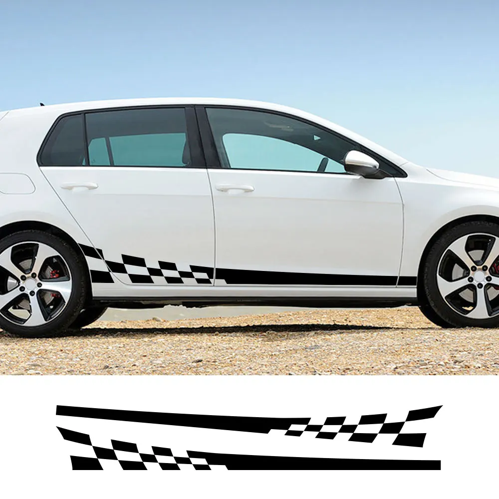 

2 шт., наклейки на дверь автомобиля, для Volkswagen VW Golf 6 7 8 5 4 MK8 MK7 MK6 MK5 MK4