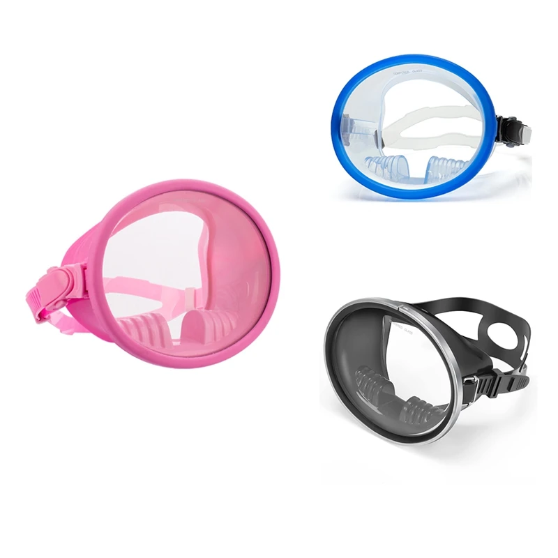 

Diving Mask, Oval HD Diving Mask, Adult Professional Snorkeling Equipment, Panoramic HD Free Dive Mask