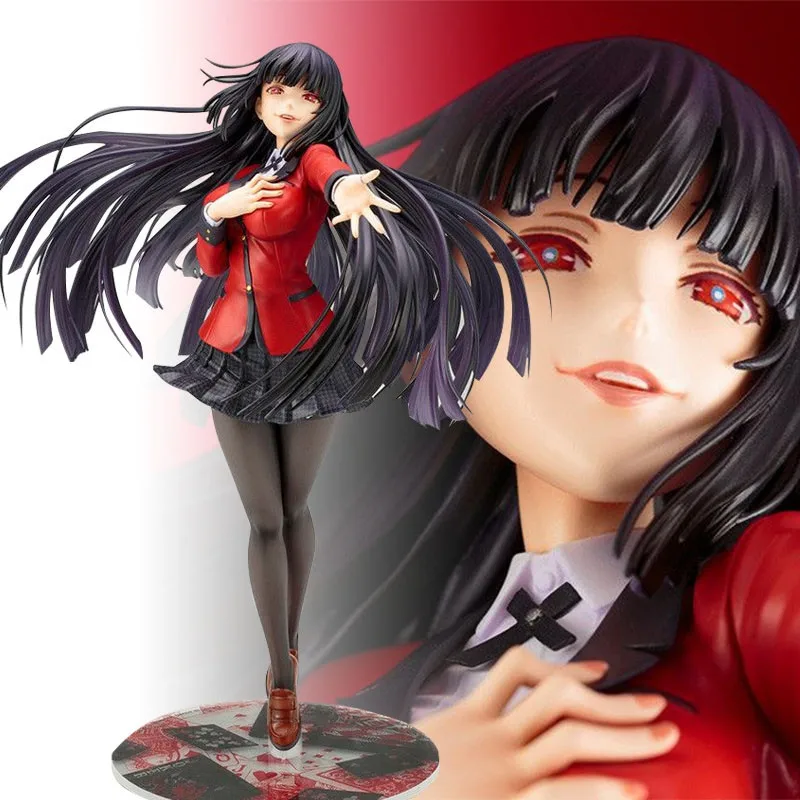

Фигурка Аниме Artfx J Kakegurui, 22 см, персонаж джабами, юмэко, меари, саотомом, экшн-модель из ПВХ, фигурка куклы, Коллекционная модель, детский подар...